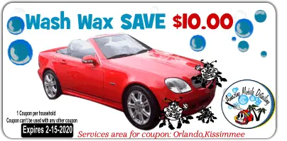 Save $10.00 off Wash Wax